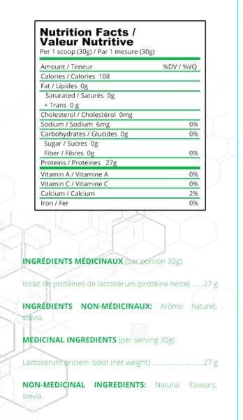 NTL LAB - ISOLATE 100% NATURELLE ( 4.4 lbs)