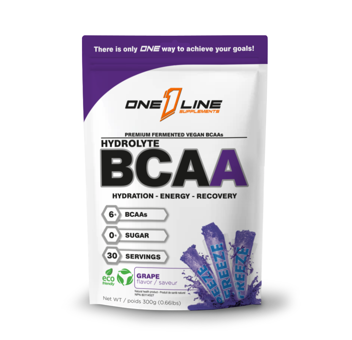 ONE LINE SUPPLEMENT - VEGAN HYDROLYTE BCAA (30 portions)